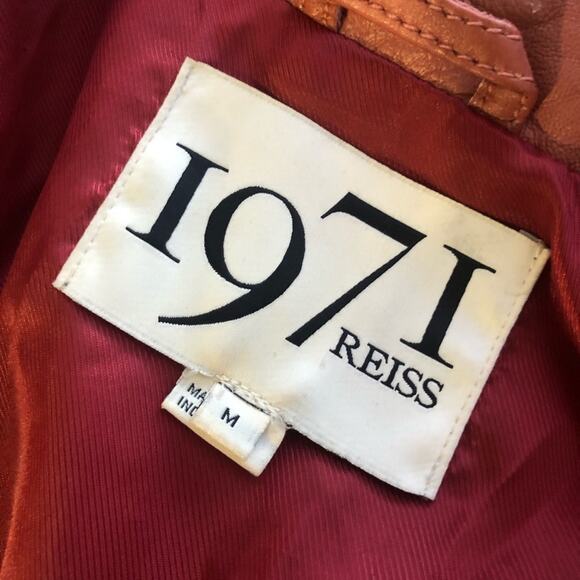 Reiss Women’s Lamb Leather Jacket Jacket Size M - Picture 5 of 11